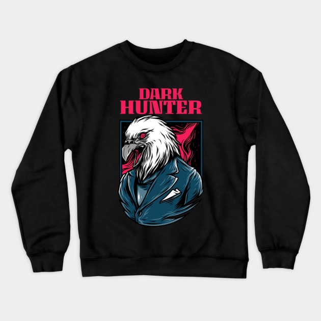 The eagle is the dark hunter Crewneck Sweatshirt by TeeZona